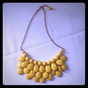 Yellow and Blue Statement Necklaces